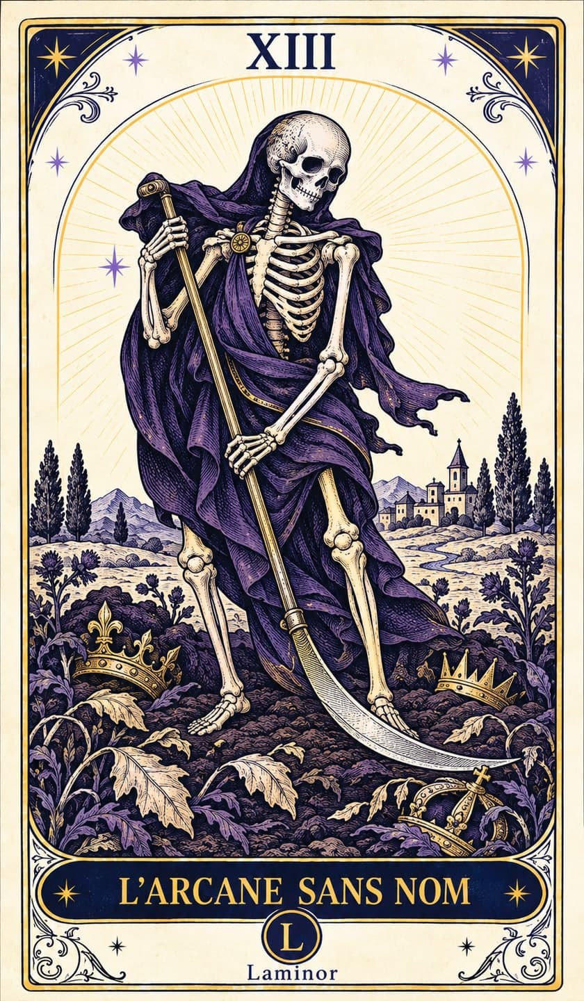 L'Arcane sans Nom, carte du tarot Laminor