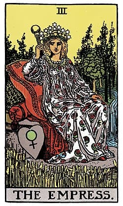 L'Impératrice, carte du tarot Rider-Waite-Smith