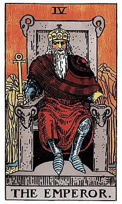 L'Empereur, carte du tarot Rider-Waite-Smith