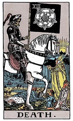 L'Arcane sans Nom, carte du tarot Rider-Waite-Smith